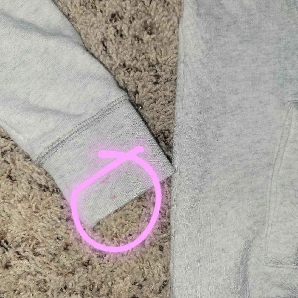 Victoria's Secret Pink Quarter Zip Pullover Women's Sz XS - Picture 12 of 12